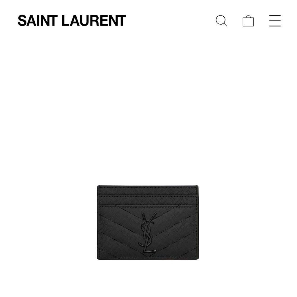 YSL CARD HOLDER